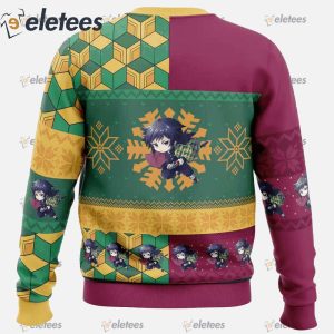 Chibi Christmas Giyu Tomioka Demon Slayer Ugly Christmas Sweater1