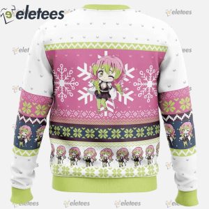 Chibi Christmas Mitsuri Kanroji Demon Slayer Ugly Christmas Sweater1