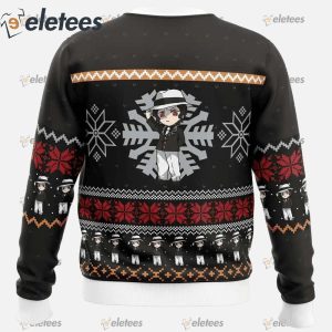Chibi Christmas Muzan Kibutsuji Demon Slayer Ugly Christmas Sweater1