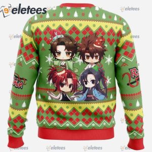 Chibi Christmas Rurouni Kenshin Samurai X Ugly Christmas Sweater1