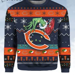 Chicago Bears Grnch Stole Christmas Ugly Sweater