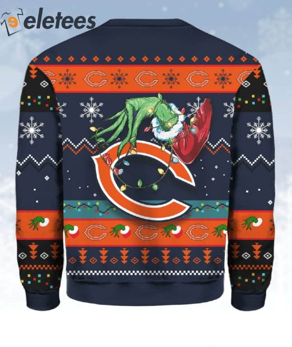 Chicago Bears Grnch Stole Christmas Ugly Sweater