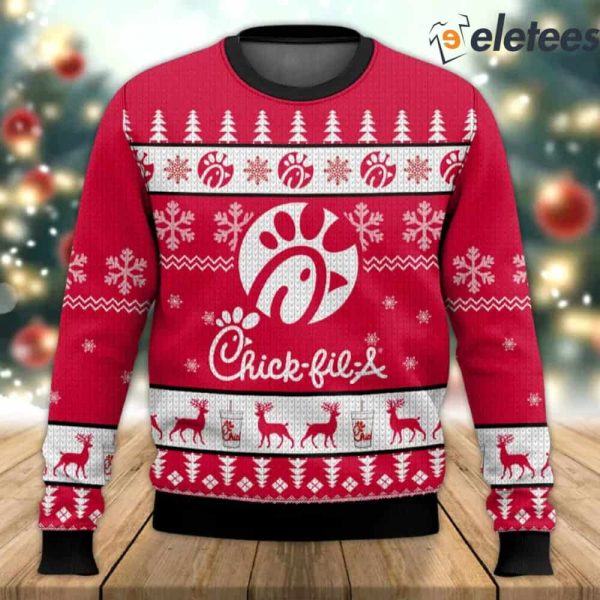 Chick-fil-A Ugly Christmas Sweater