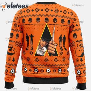 Christmas Alex A Clockwork Orange Ugly Christmas Sweater1