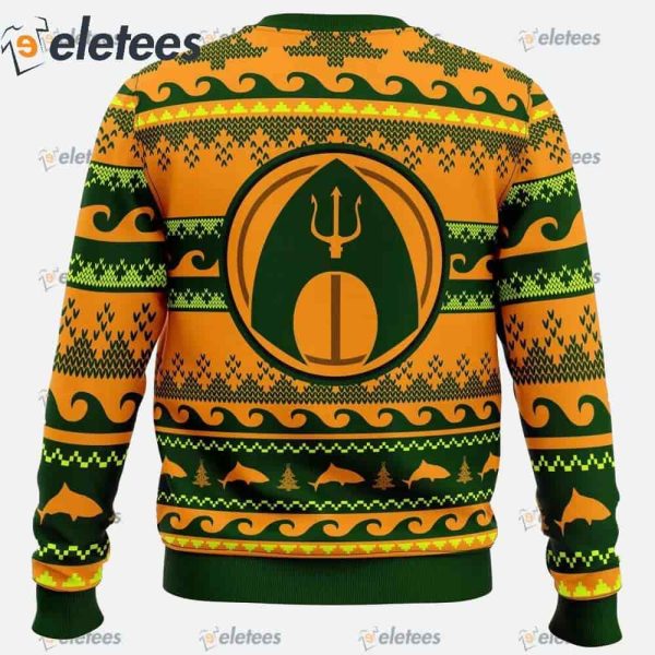 Christmas Aquaman DC Comics Ugly Christmas Sweater