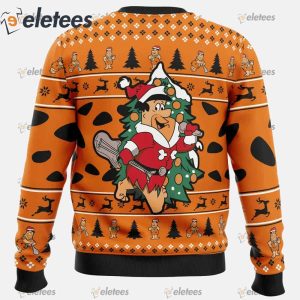 Christmas Fred The Flintstones Ugly Christmas Sweater1