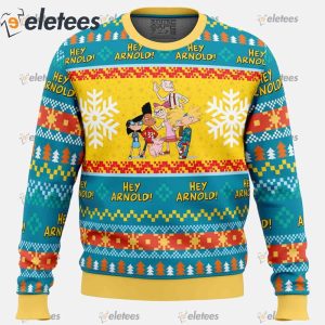 Christmas Hey Arnold! Nickelodeon Ugly Christmas Sweater