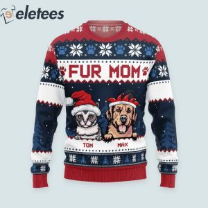 Christmas Pet Parents Custom Name Ugly Christmas Sweater1