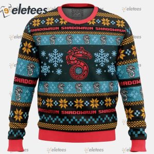 Christmas Shadowrun Board Games Ugly Christmas Sweater