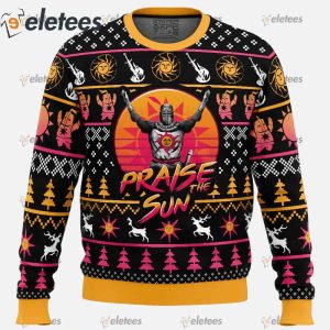 Christmas Solaire Dark Souls Ugly Christmas Sweater