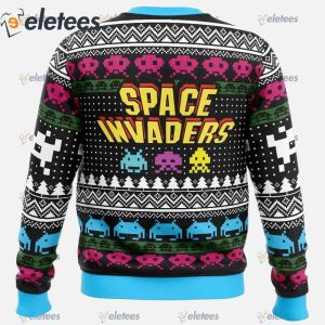 Christmas Space Invaders Ugly Christmas Sweater1