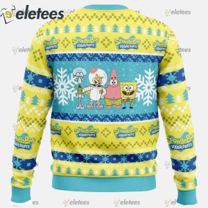 Christmas Spongebob Nickelodeon Ugly Christmas Sweater1