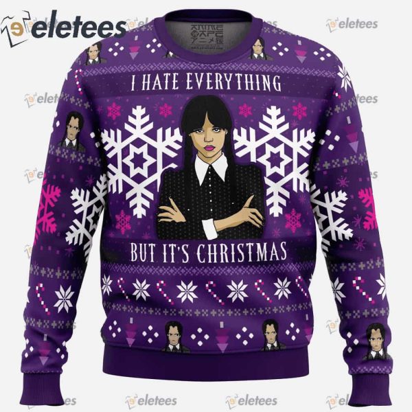 Christmas Wednesday Adams Family Christmas Sweater