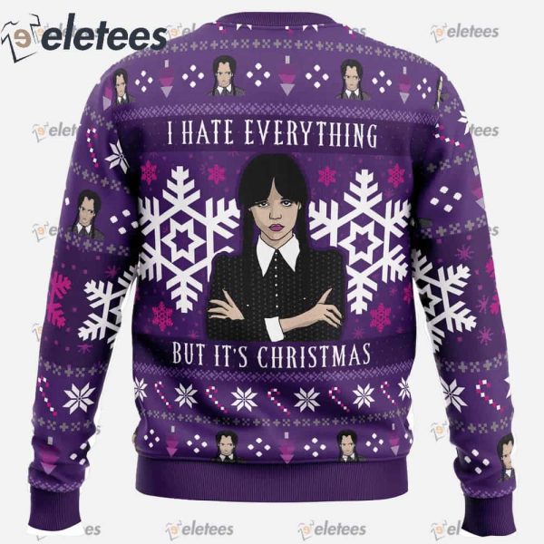 Christmas Wednesday Adams Family Christmas Sweater