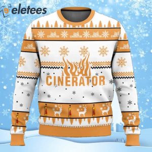 Cinerator Whiskey Ugly Christmas Sweater