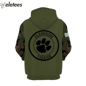 Clemson Tigers Football Veterans Hoodie 2023 3