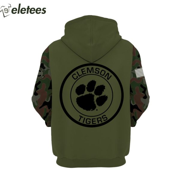 Clemson Tigers Football Veterans Hoodie 2023