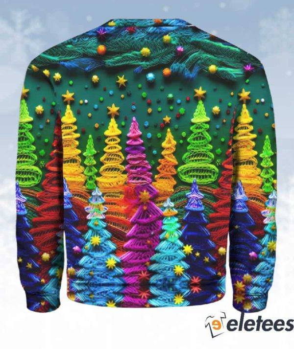 Colorful Christmas Tree Sweatshirt