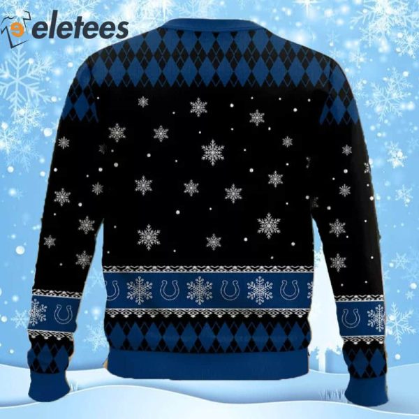 Colts Football Merry Kissmyass Ugly Christmas Sweater