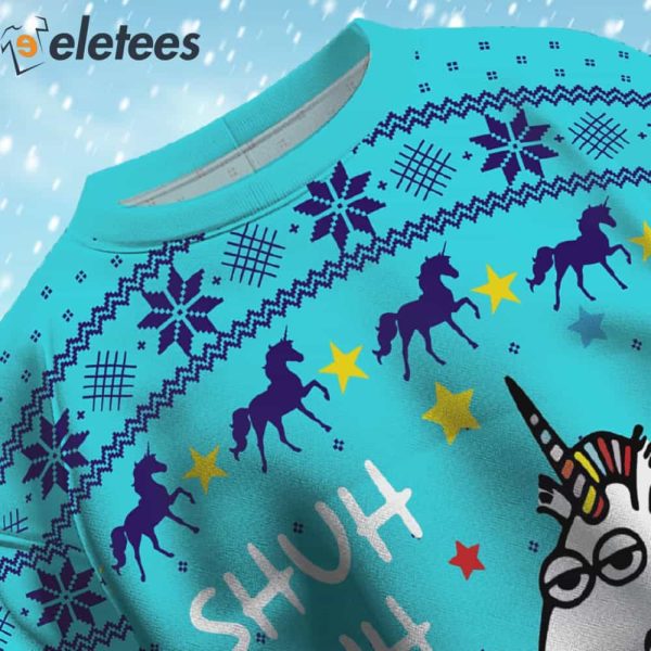 Cool Unicorn Shuh Duh Fuh Cup Christmas Ugly Sweater