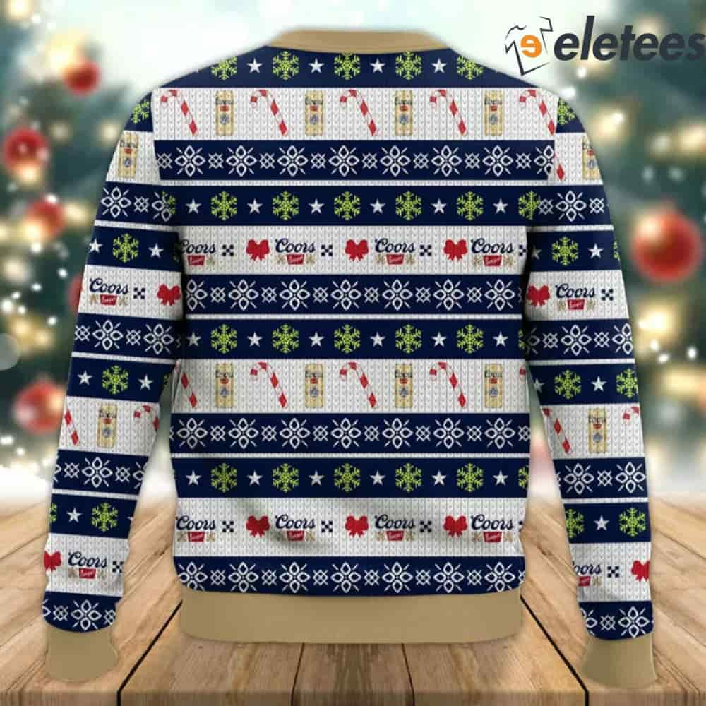 Coors Light Banquet Ugly Christmas Sweater For Holiday 2023 Xmas Gifts -  Mugteeco