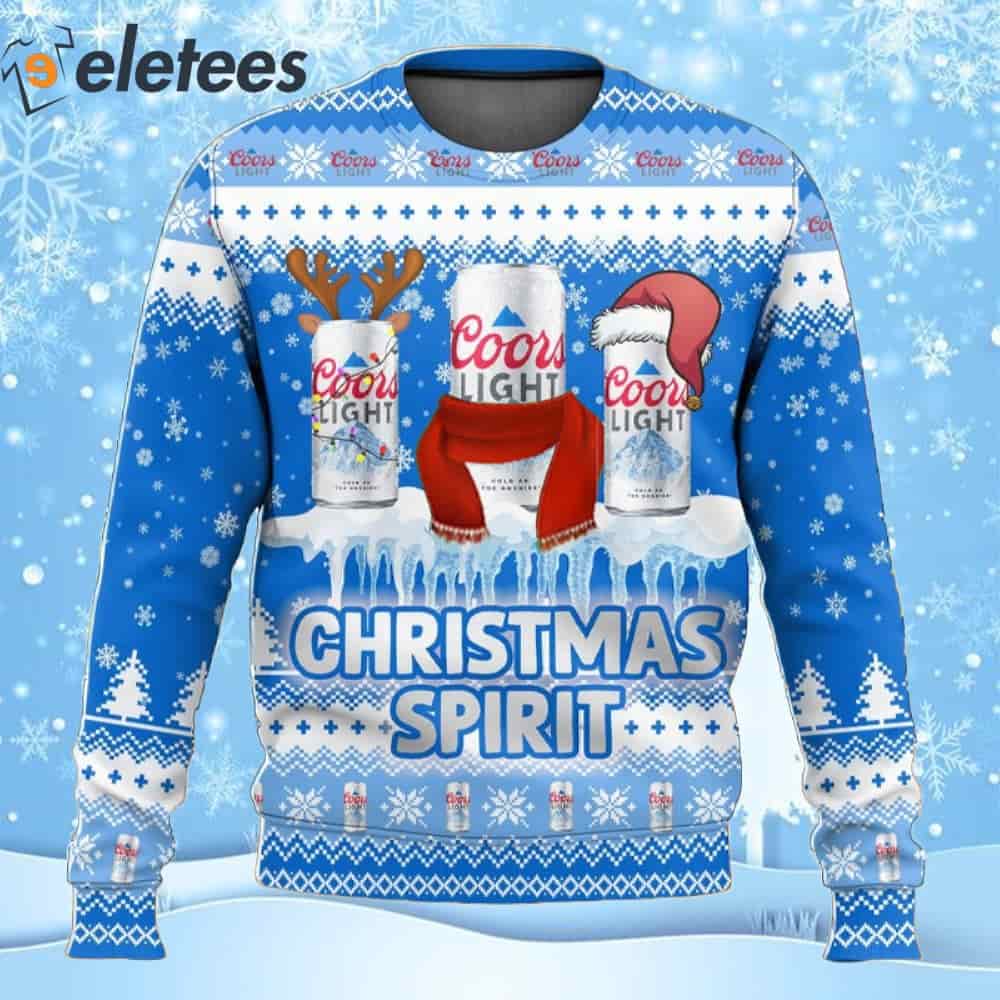 Coors Light Ugly Sweater Snowflakes Beer Loves Ugly Gift, Christmas  Sweatshirt, Coors Light Ugly Sweater Gift For Dad - Listentee