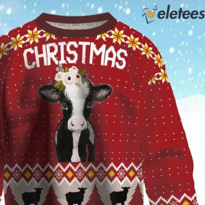 Cow Christmas Ugly Christmas Sweater 2