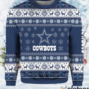 Cowboys Ugly Christmas AOP Sweater 2