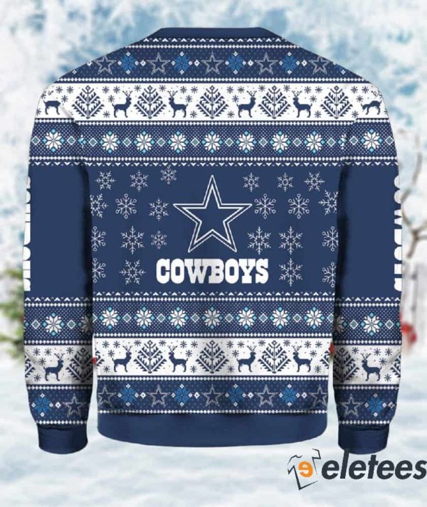 Cowboys Ugly Christmas AOP Sweater