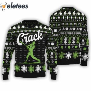 Crack Baseball Christmas Sweater2