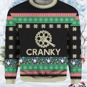 Cranky Sweater Funny Bicycle Ugly Christmas Sweater 2