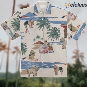 Cute Doodle Tropical Summer Beach Hawaiian Shirt