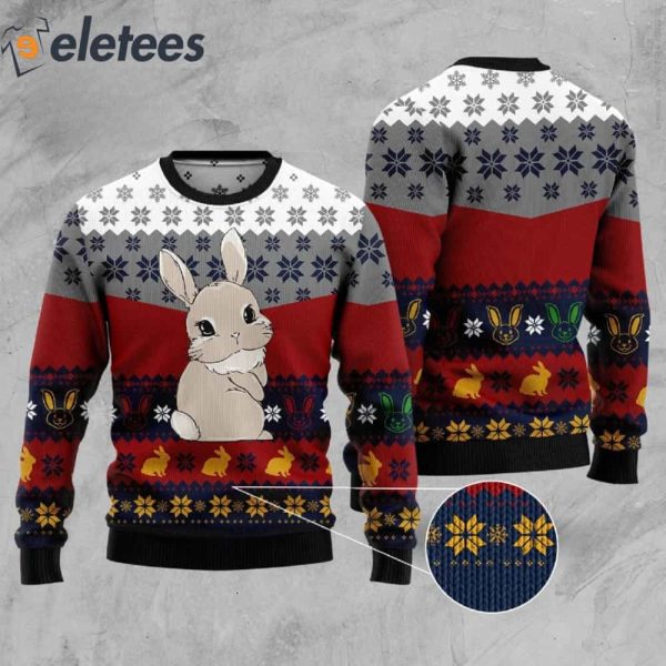 Cute Rabbit Ugly Christmas Sweater