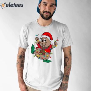 Cute Santa Gus Christmas Lights Shirt