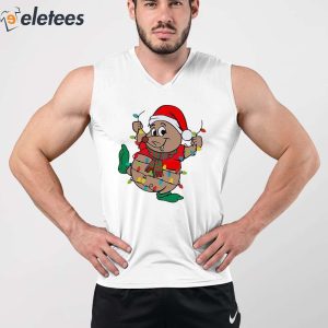 Cute Santa Gus Christmas Lights Shirt 2