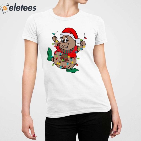 Cute Santa Gus Christmas Lights Shirt