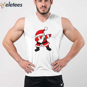 Dancing Dabbing Santa Claus Christmas Shirt 2