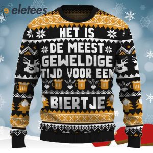 De Meest Geweldige Tijd Voor Een Biertje Ugly Christmas Sweater