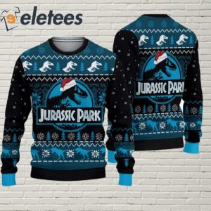 Dinosaur Jurassic Park Ugly Christmas Sweater 2