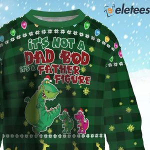 Dinosaur Not A Dad Bod Its A Father Figure Ugly Christmas Sweater 2
