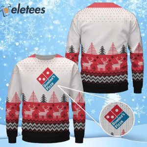 Domino’s Pizza Ugly Christmas Sweater