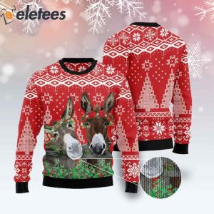 Donkey Buddies Ugly Christmas Sweater 2