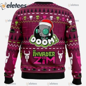 Doom Invader Zim Ugly Christmas Sweater1