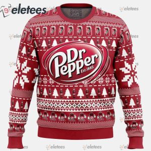 Dr Pepper Ugly Christmas Sweater