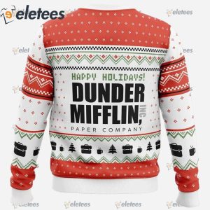Dunder Mifflin The Office Ugly Christmas Sweater1