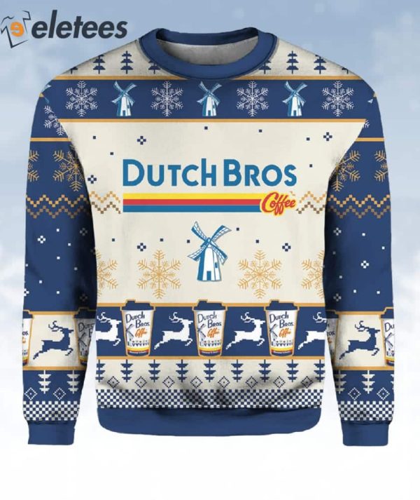 Dutch Bros Ugly Christmas Sweater