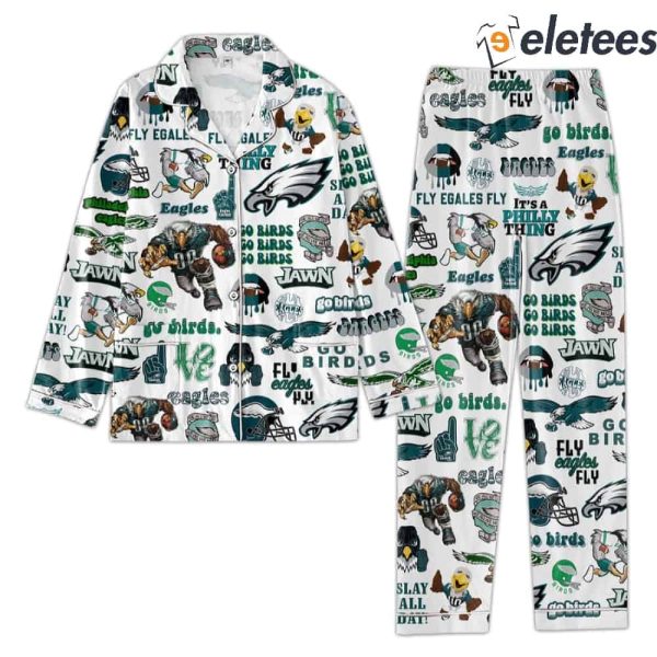 Eagles Go Birds Fly Eagles Fly Pajamas Set