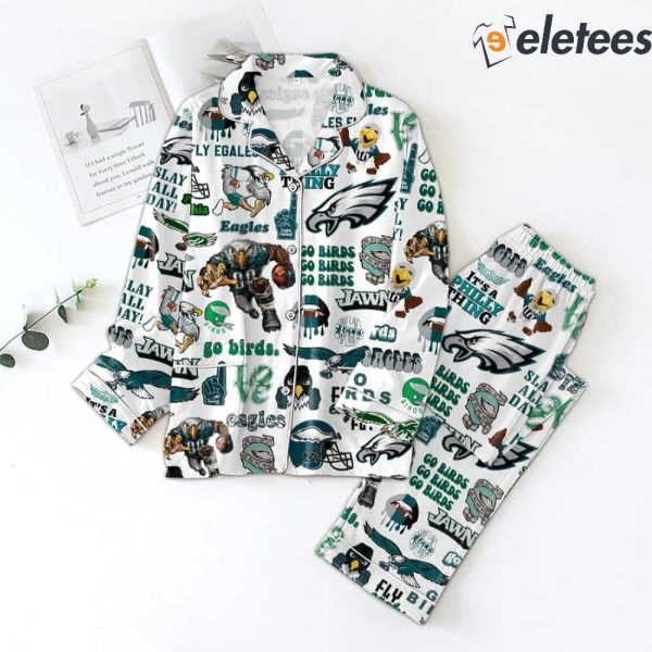 Eagles Go Birds Fly Eagles Fly Pajamas Set