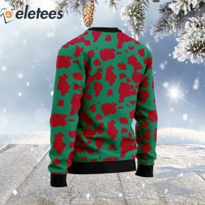 Easily Distracted By Cows Ugly Christmas Sweater1