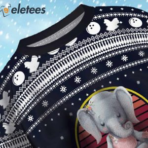 Elephant Why Oh You Ugly Christmas Sweater 4